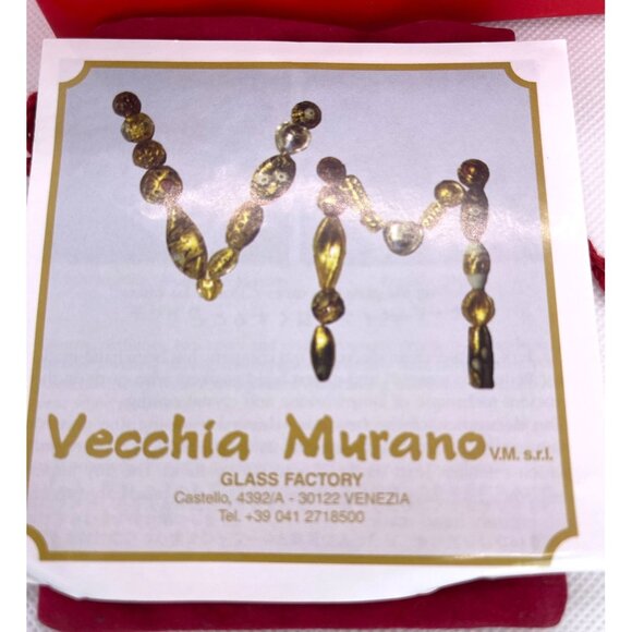 Vecchia Murano Venice Italy Glass Bead Memory Coil Bracelet Gift Bag Certificate - Picture 13 of 15